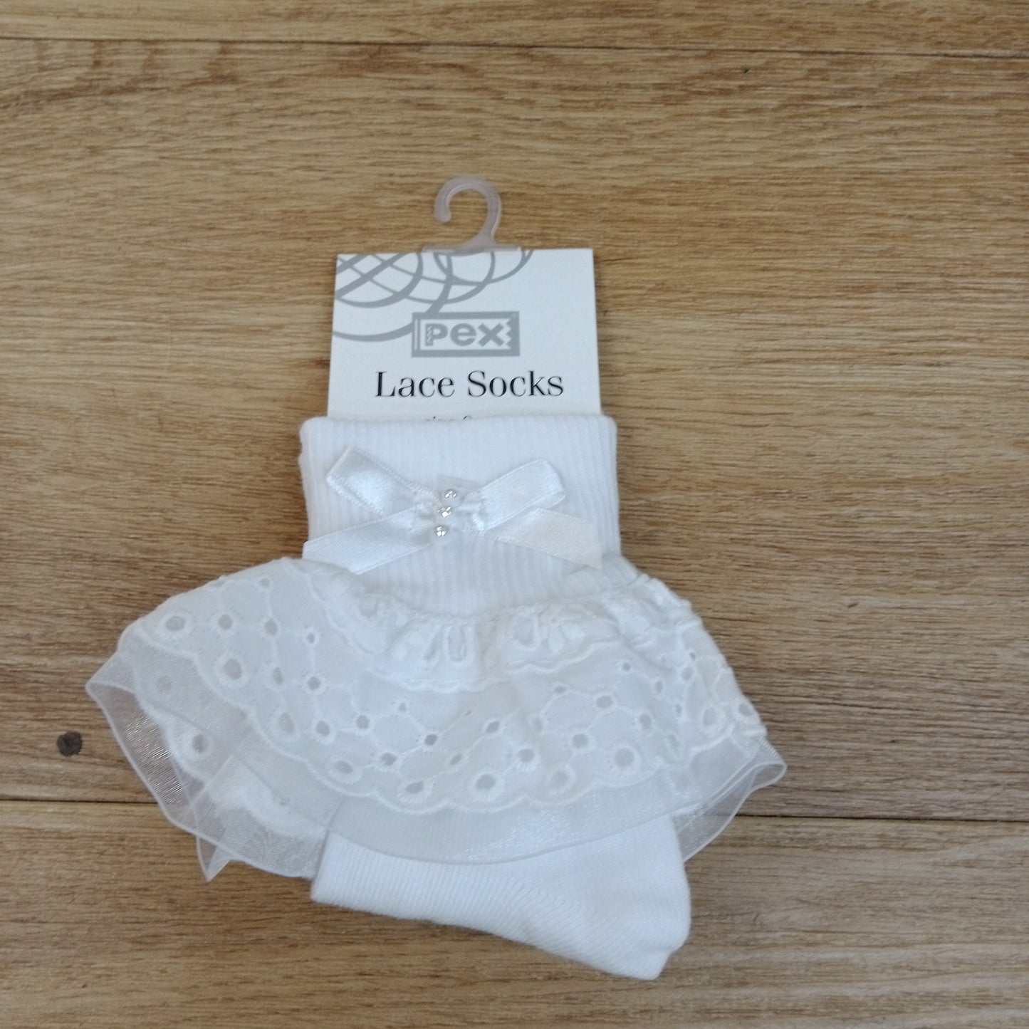 Pex white Jane Lace ankle sock