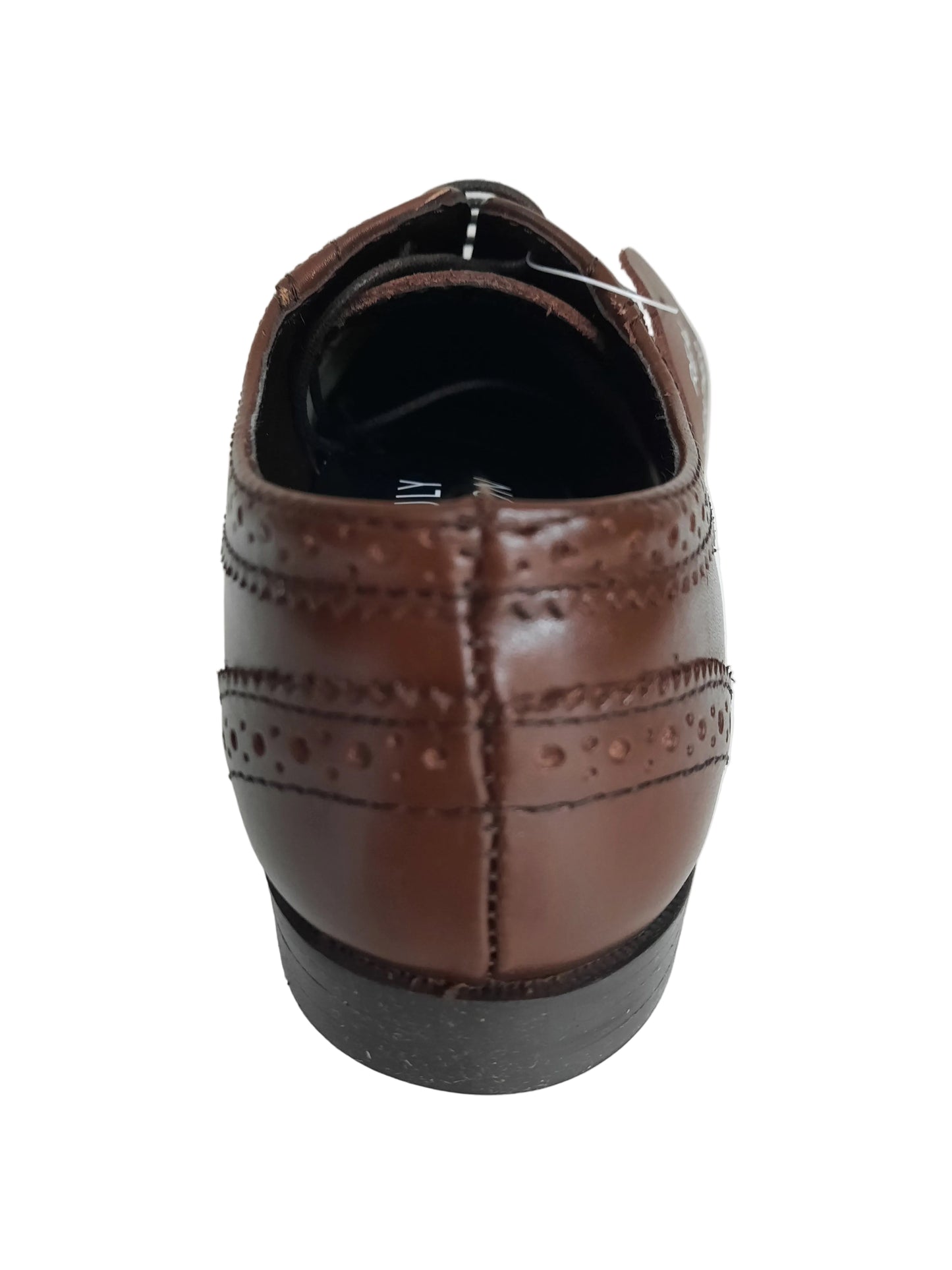 Girls brown broge shoe