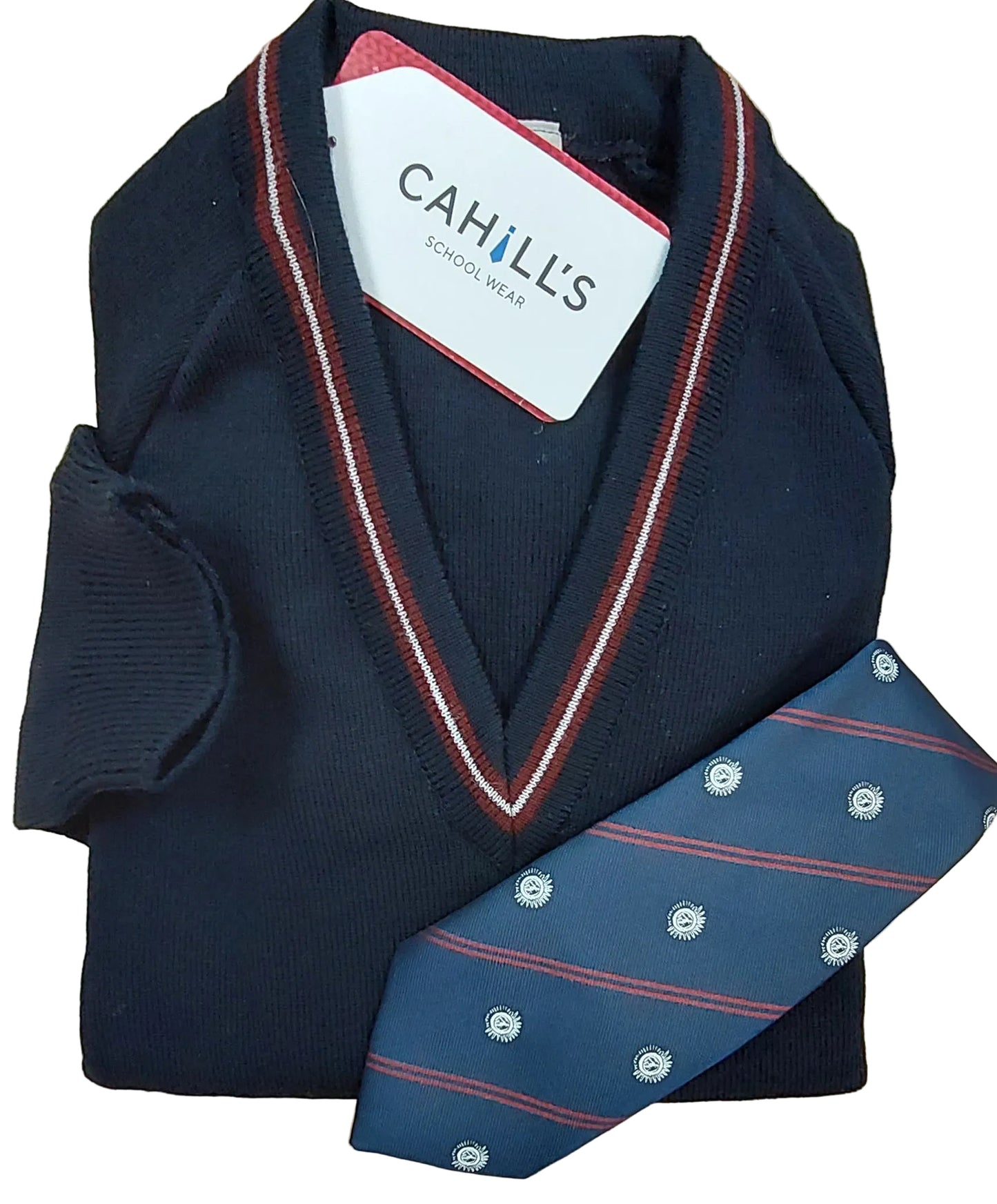 Aquinas NAVY V neck (Charles Kirk)