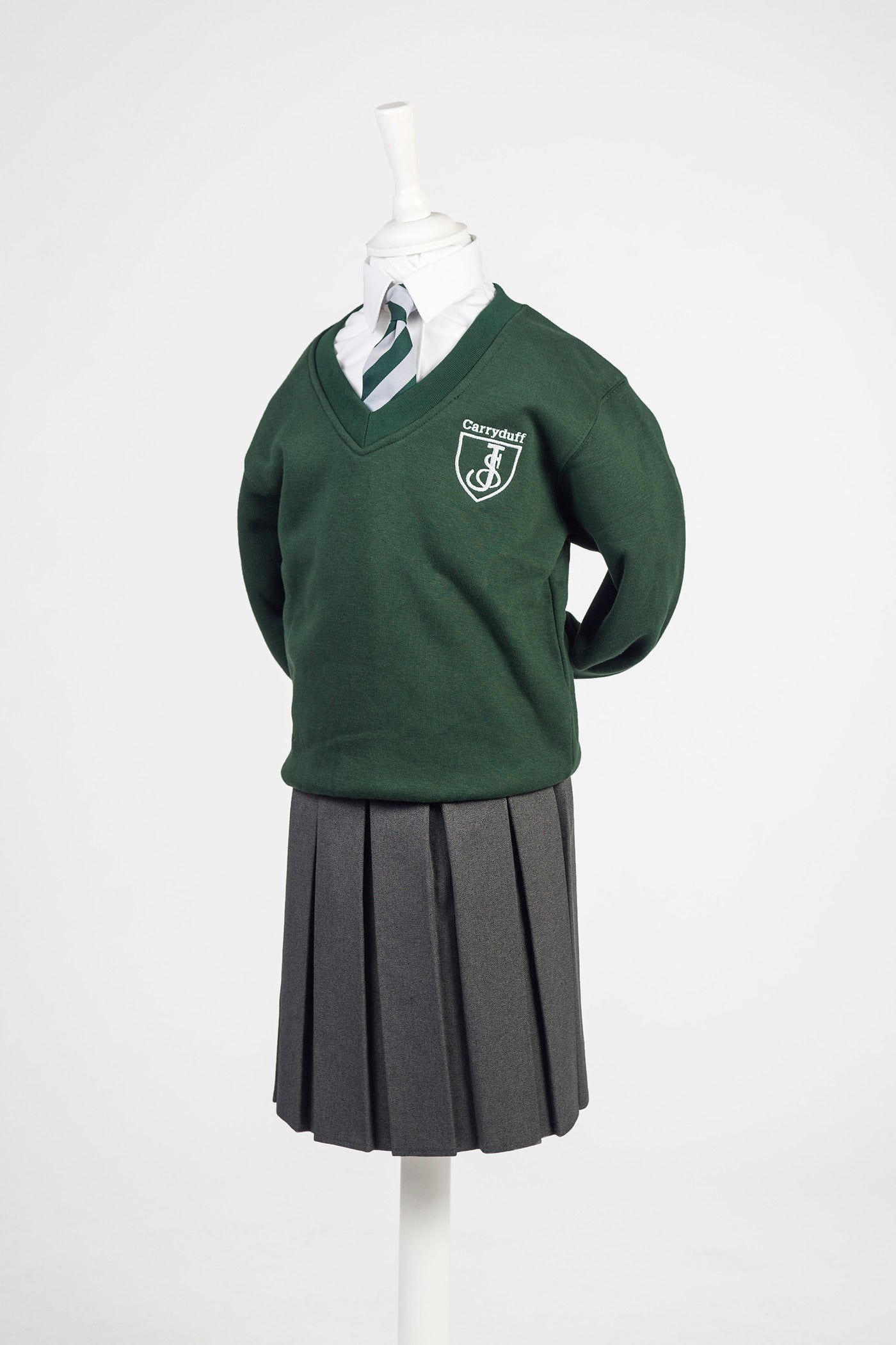 Carryduff V NECK sweatshirt BANNER