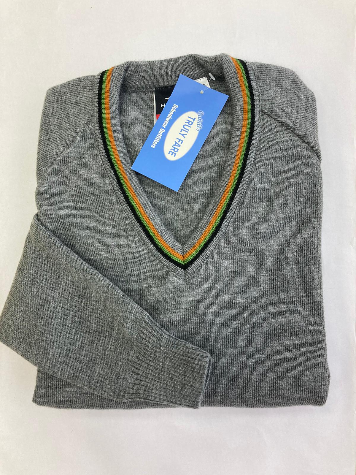 St Mary's GREY V neck