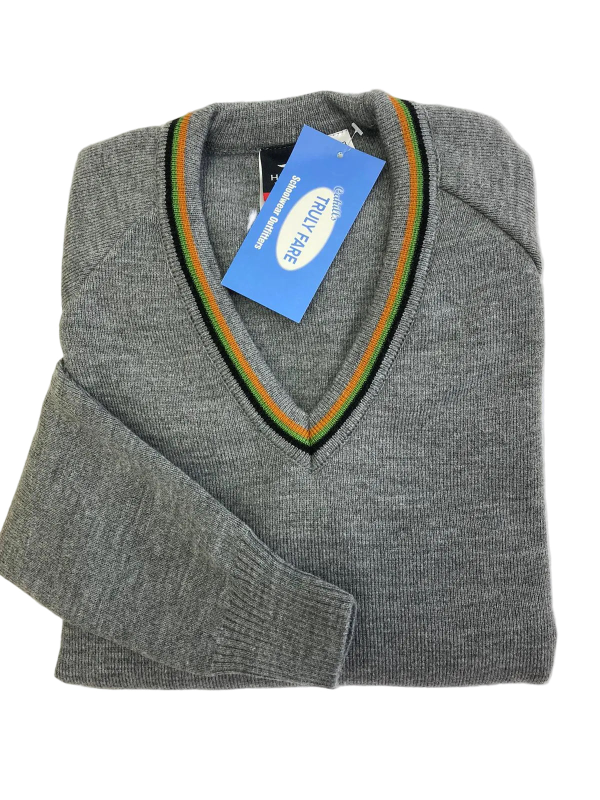St Mary's GREY V neck