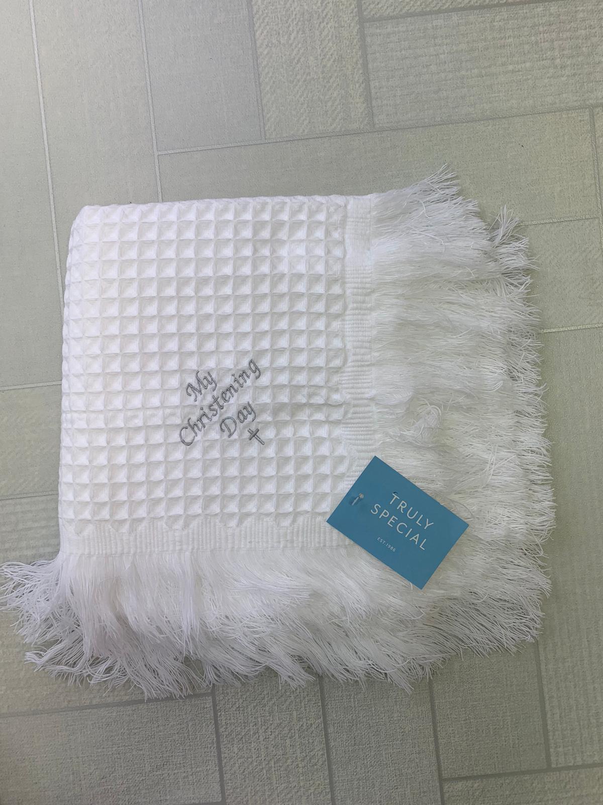 My Christening day blanket