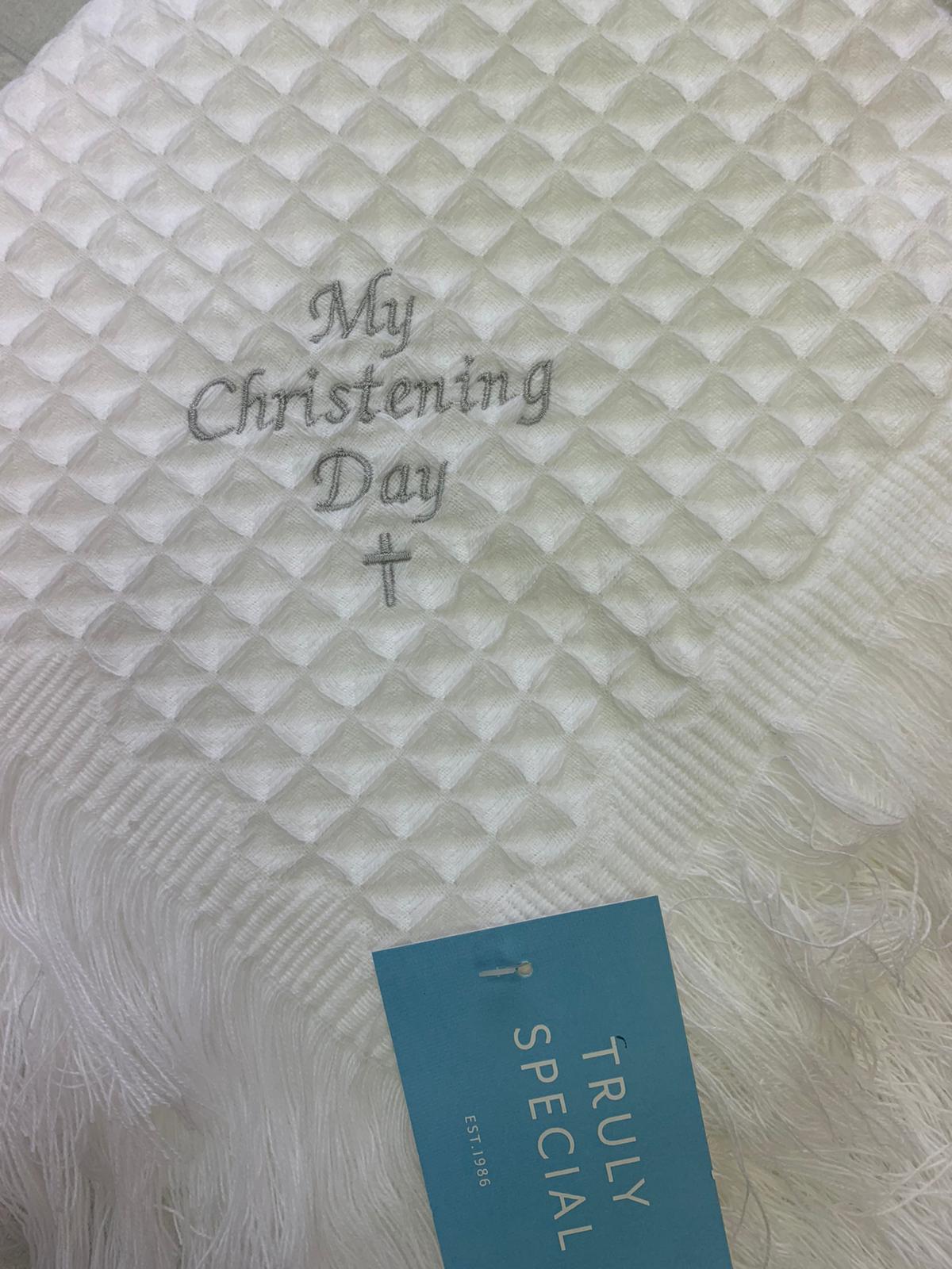 My Christening day blanket
