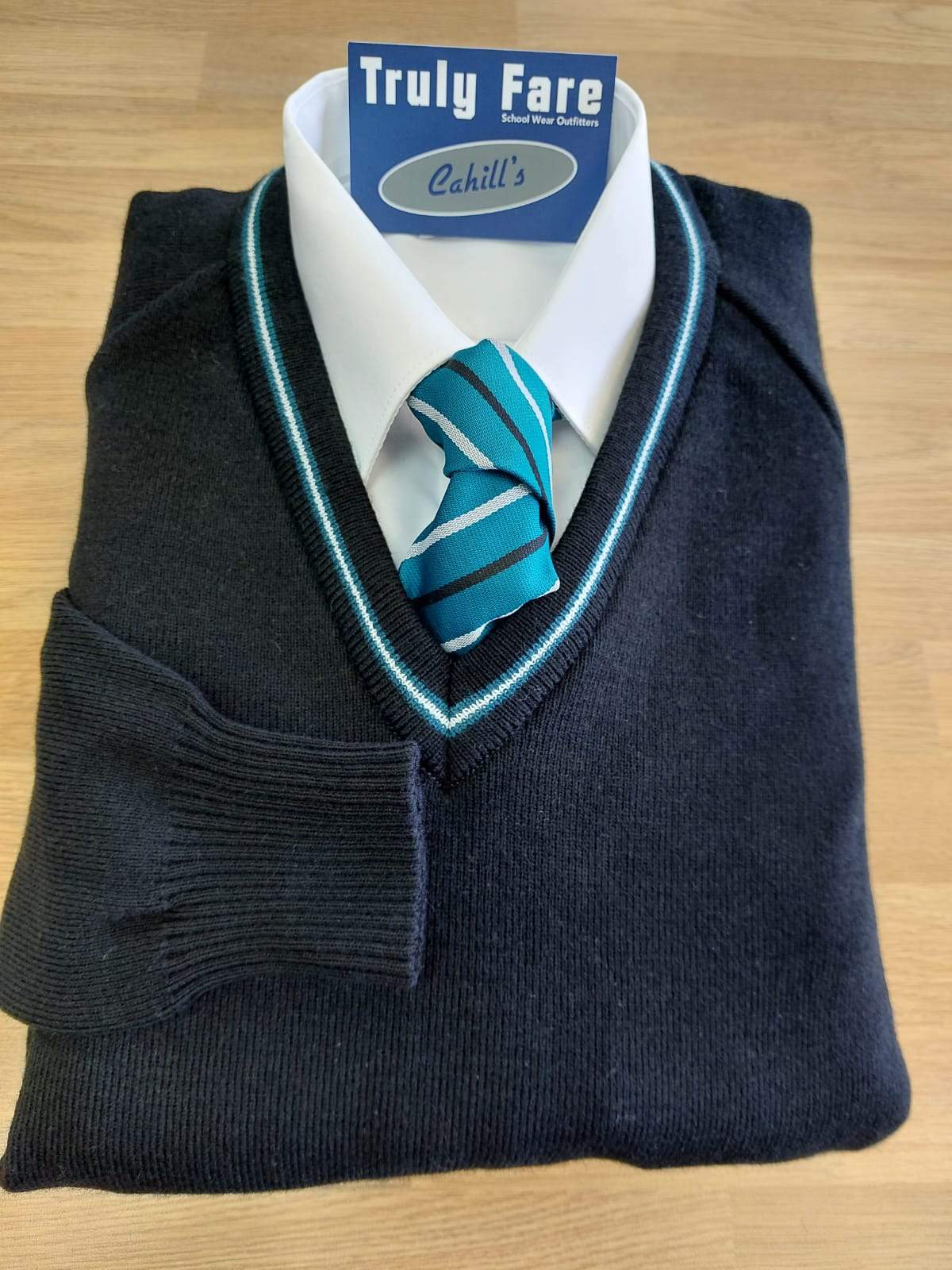 St Joseph's College Ravenhill BLACK V Neck