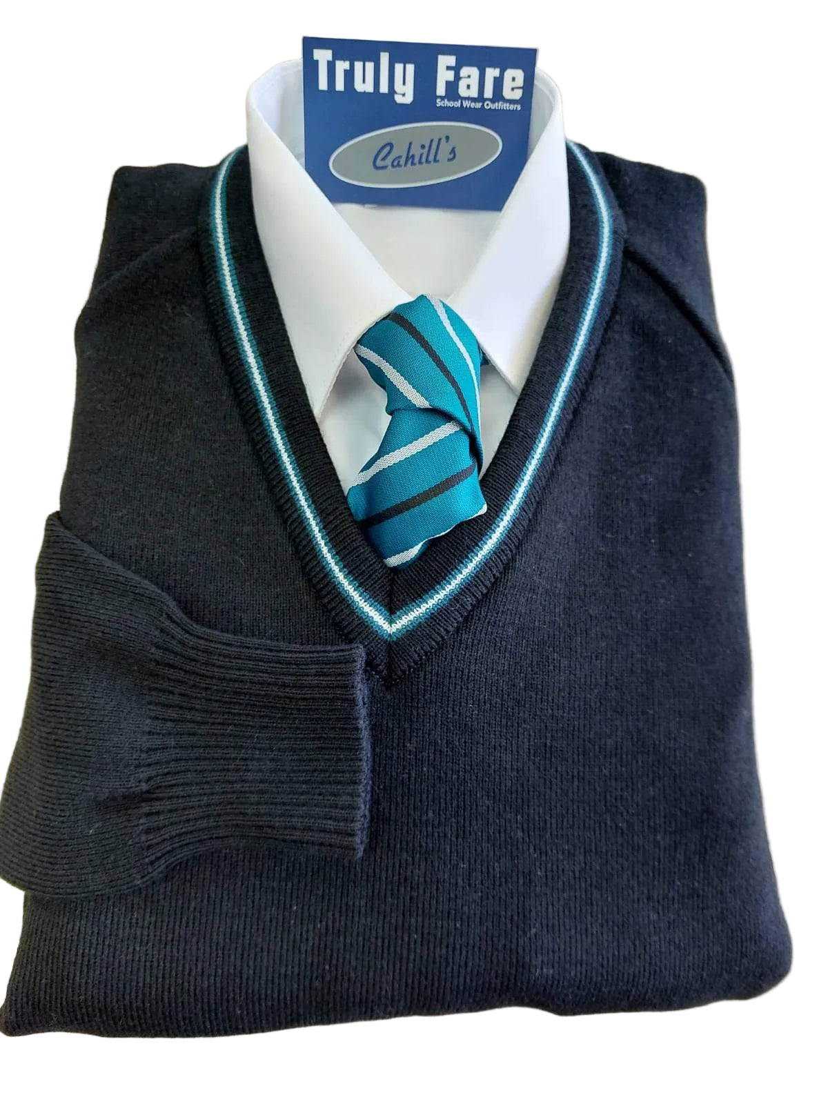 St Joseph's College Ravenhill BLACK V Neck