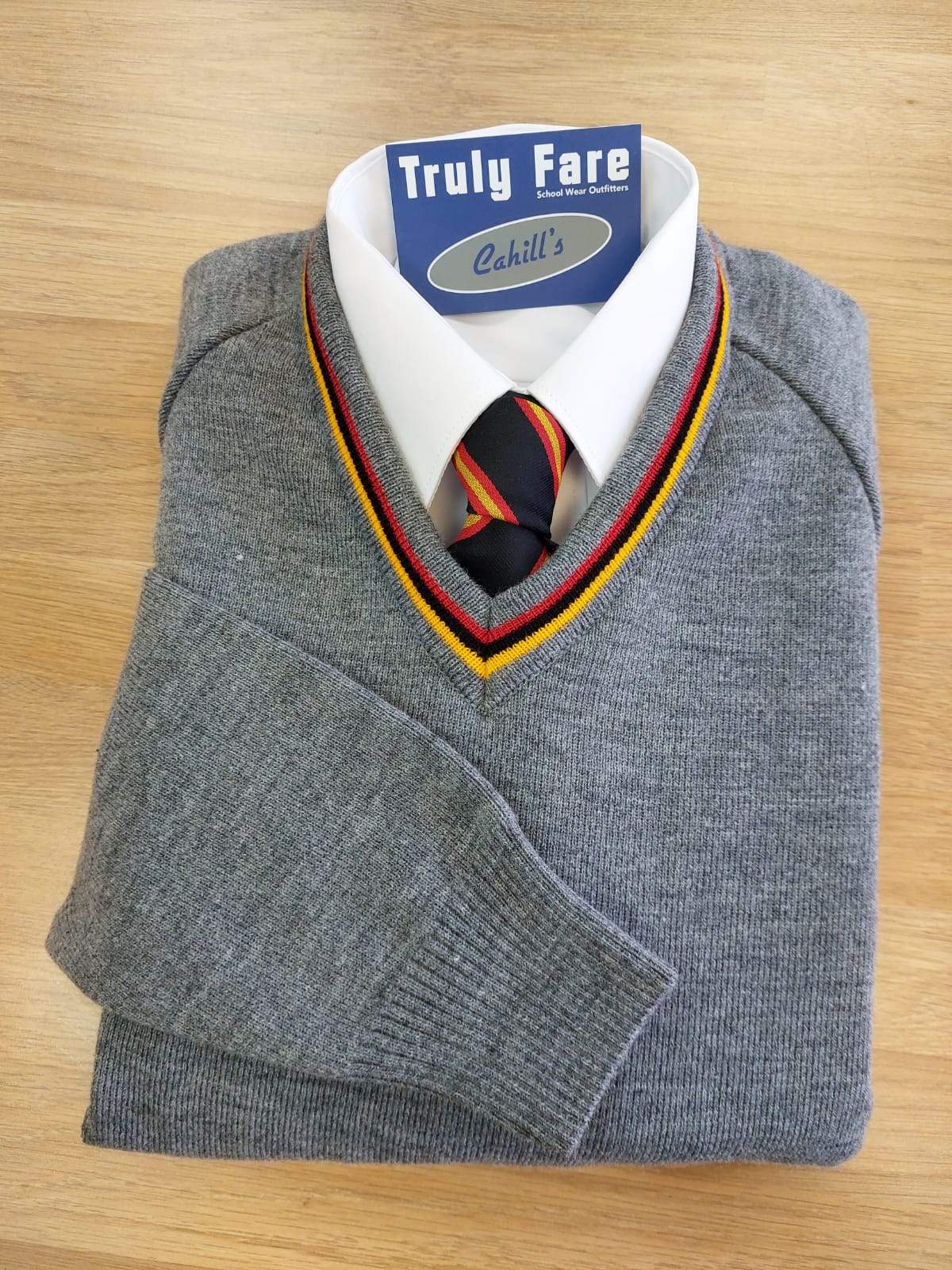 Lagan College GREY V NECK