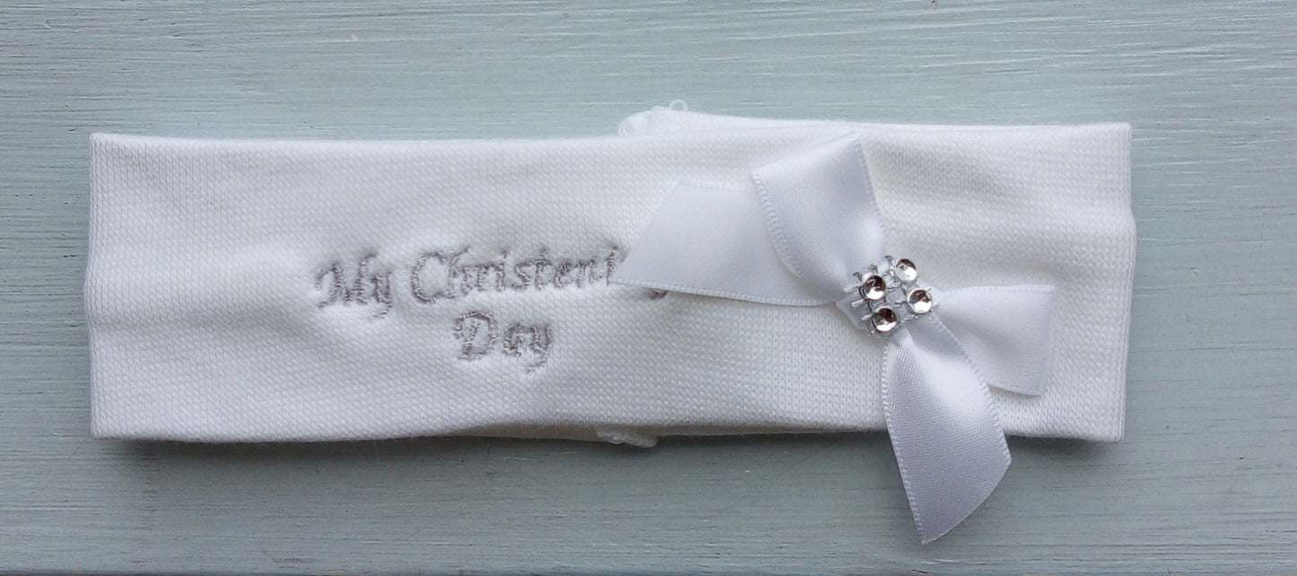 my christening day hairband