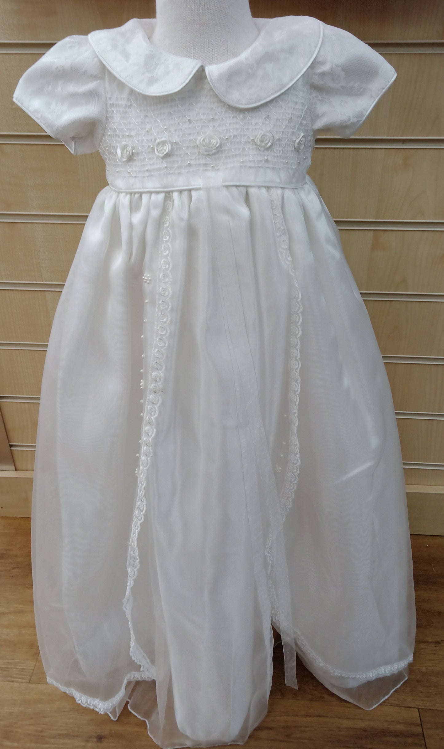 Baby Smock christening Gown 476