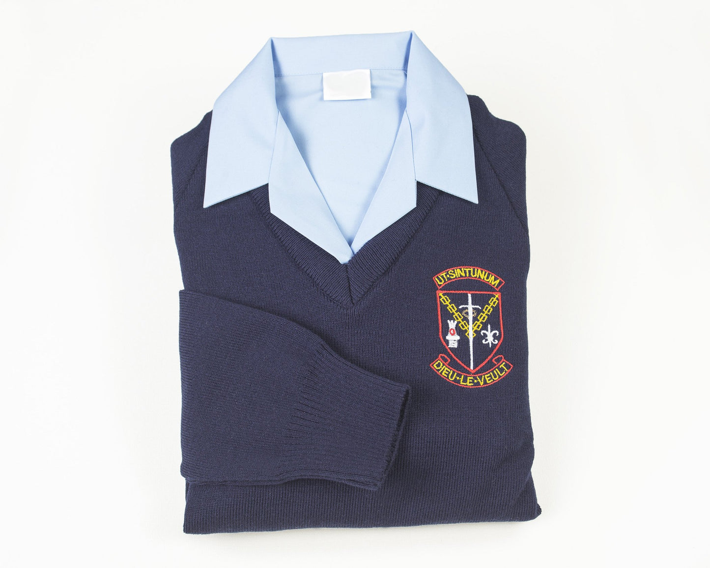 St Genevieve's 6th Form Navy V Neck