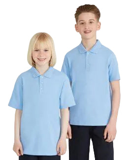 Plain SKY BLUE Poloshirt