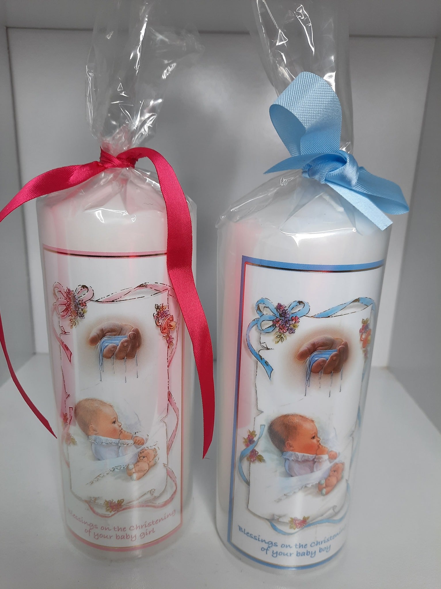 Baptismal candle, baptismal shops candle girl