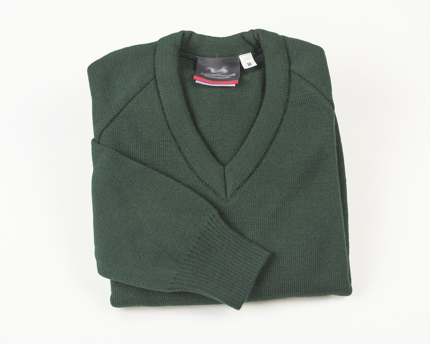 Plain GREEN V Neck (St Kieran's)