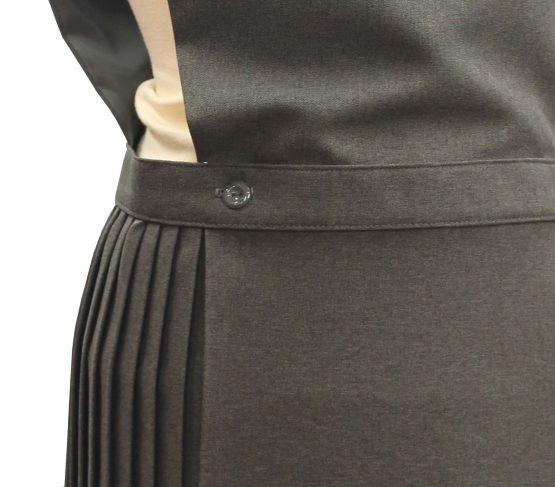 GREY kilt PINAFORE