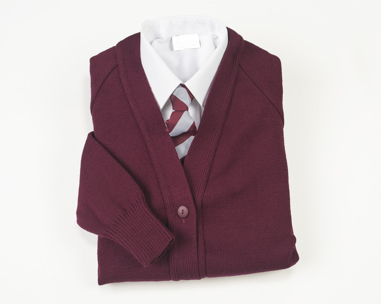 Plain WINE CARDIGAN (Holy Trinity & St Michael's)