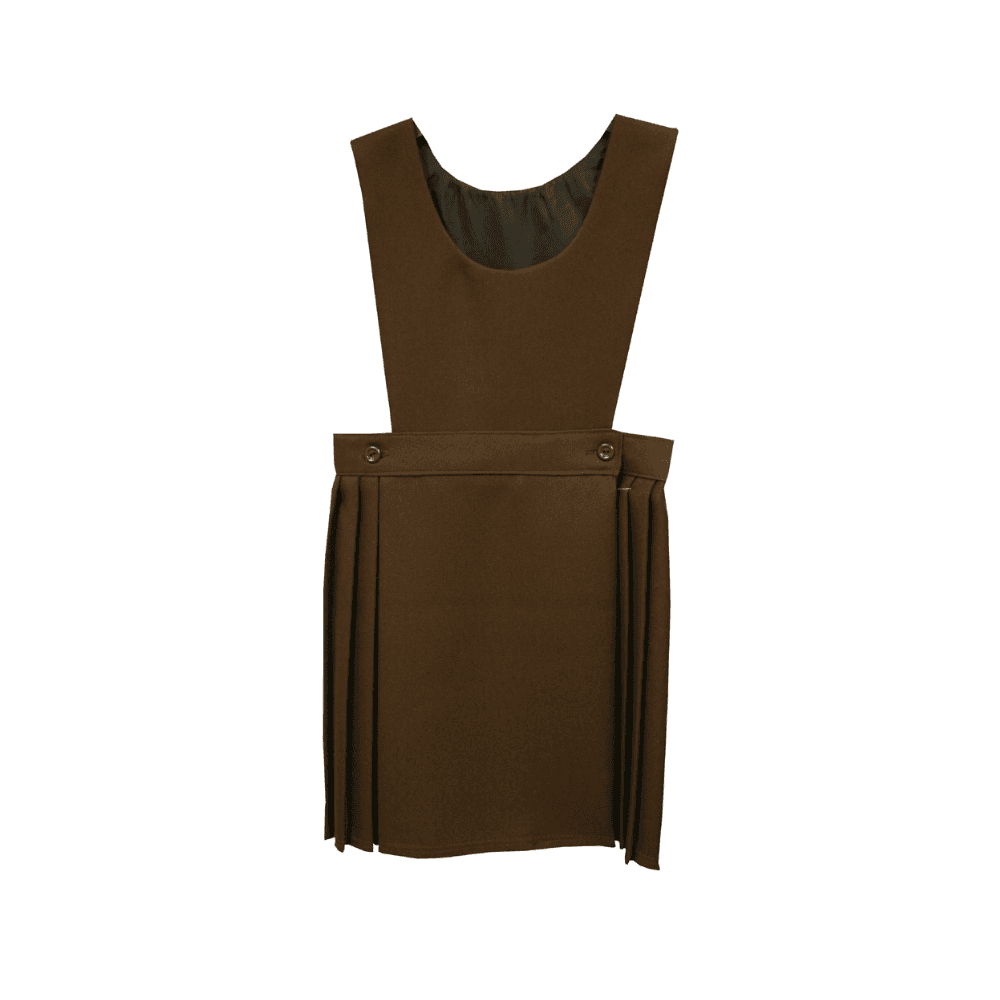 BROWN kilt PINAFORE NO RETURN AS SALE ITEM