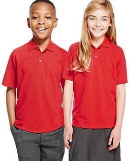 Plain RED Poloshirt
