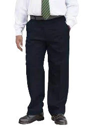 Black Sturdy Fit Junior Trousers