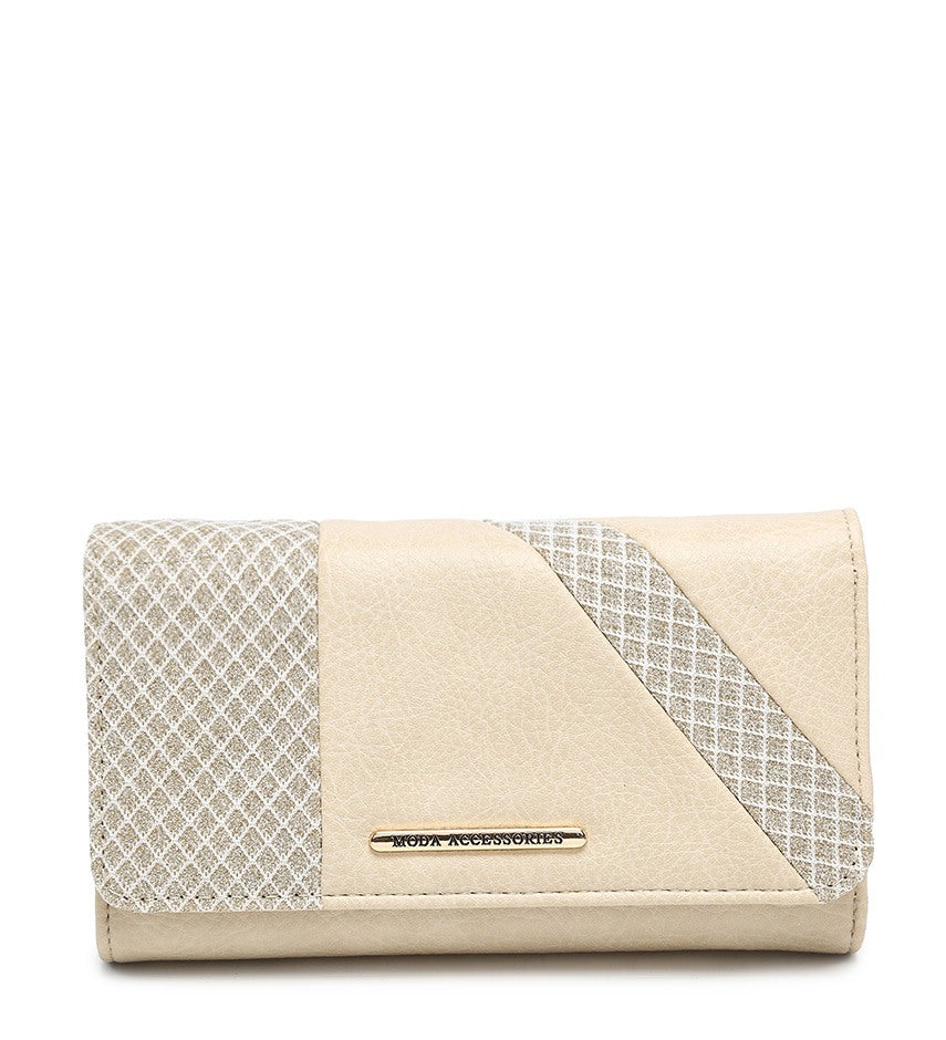 Beige Ladies Moda Purse