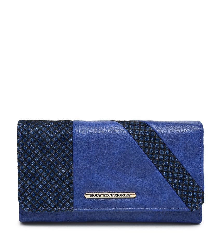 Blue Ladies Moda Purse