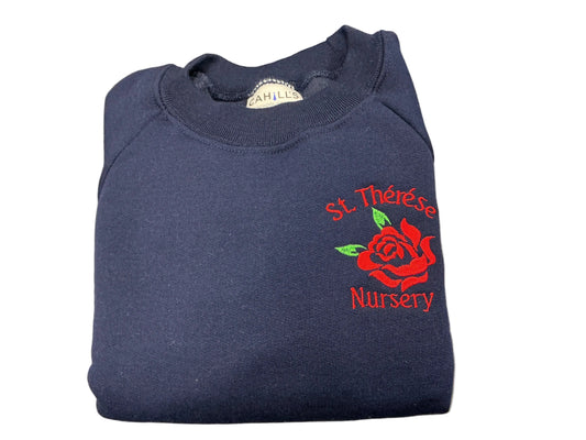 St Therese RED ROSE Sweatshirt nursery
