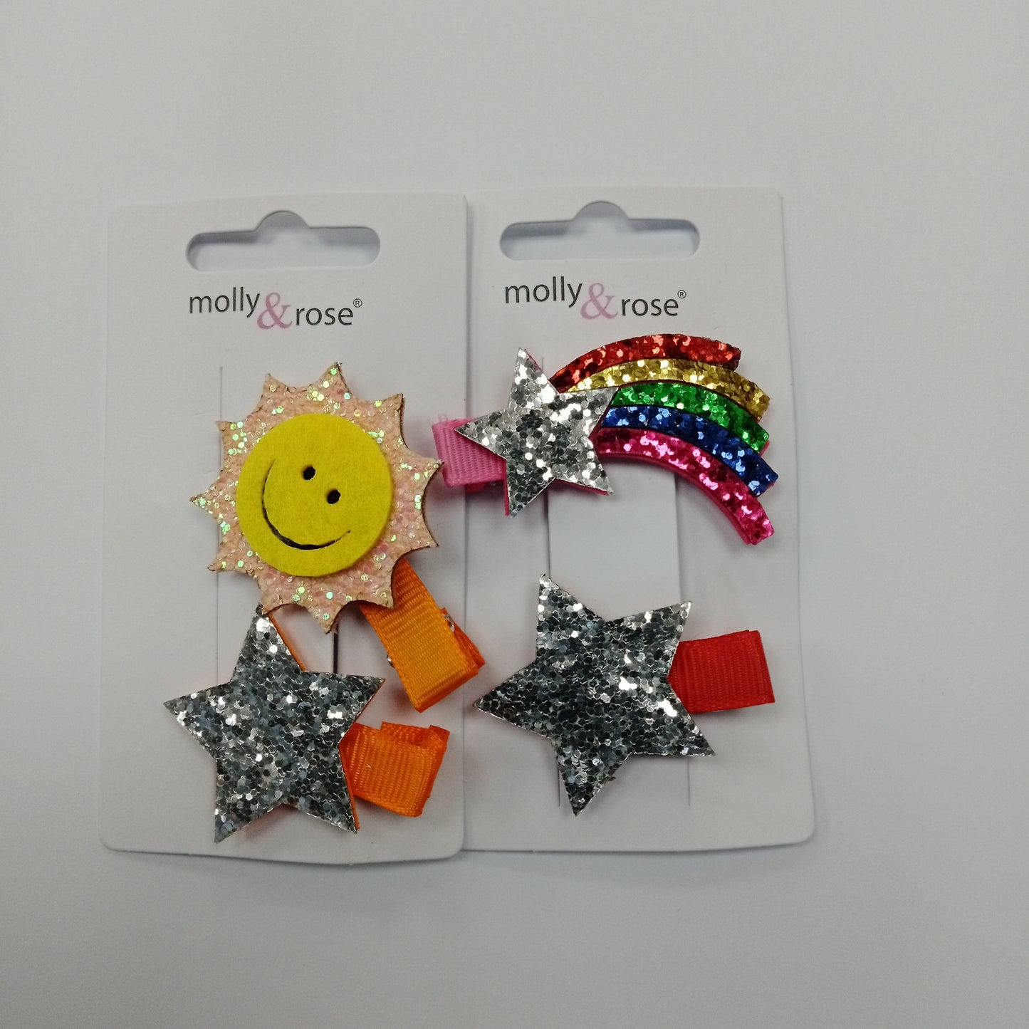 Weather Glitter Clips