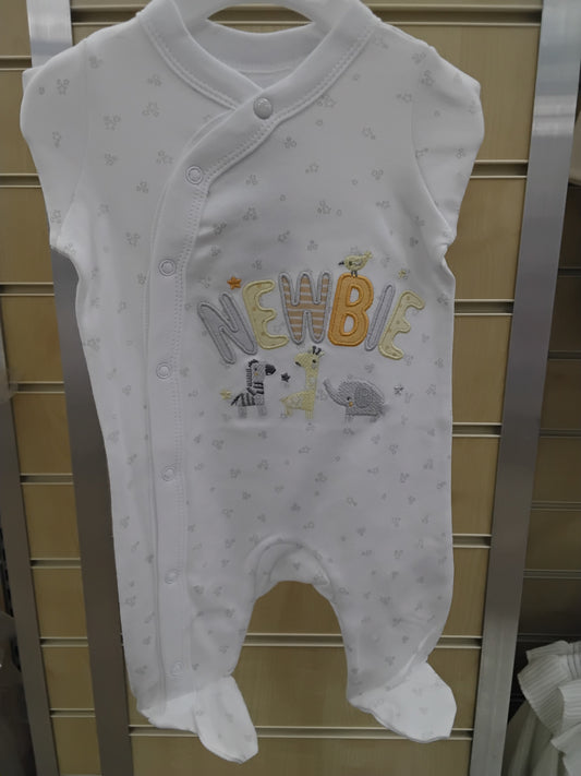 Baby "Newbie" Cotton Sleepsuit