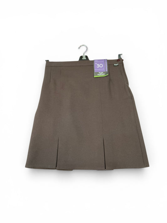 Brown 4 Pleat Skirt HUNTER