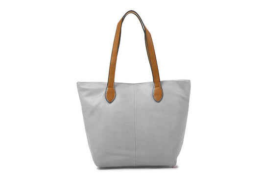 Ladies Handbag with Brown Handles (288-1)