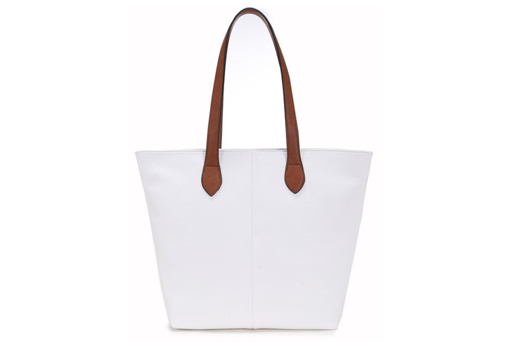 Ladies Handbag with Brown Handles (288-1)