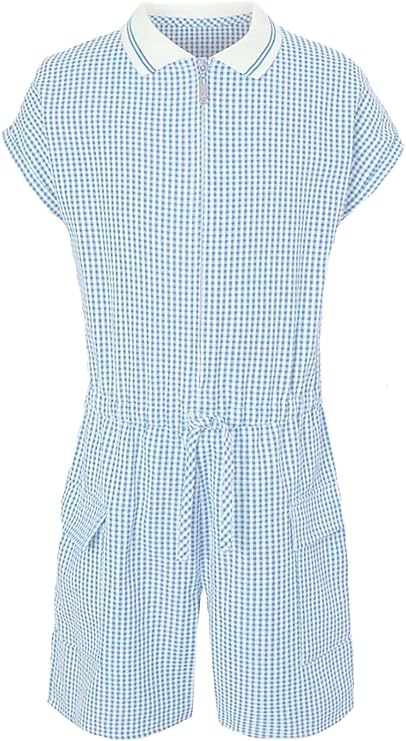 Summer gingham jumpsuit