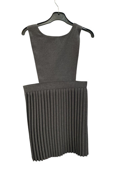 GREY kilt PINAFORE