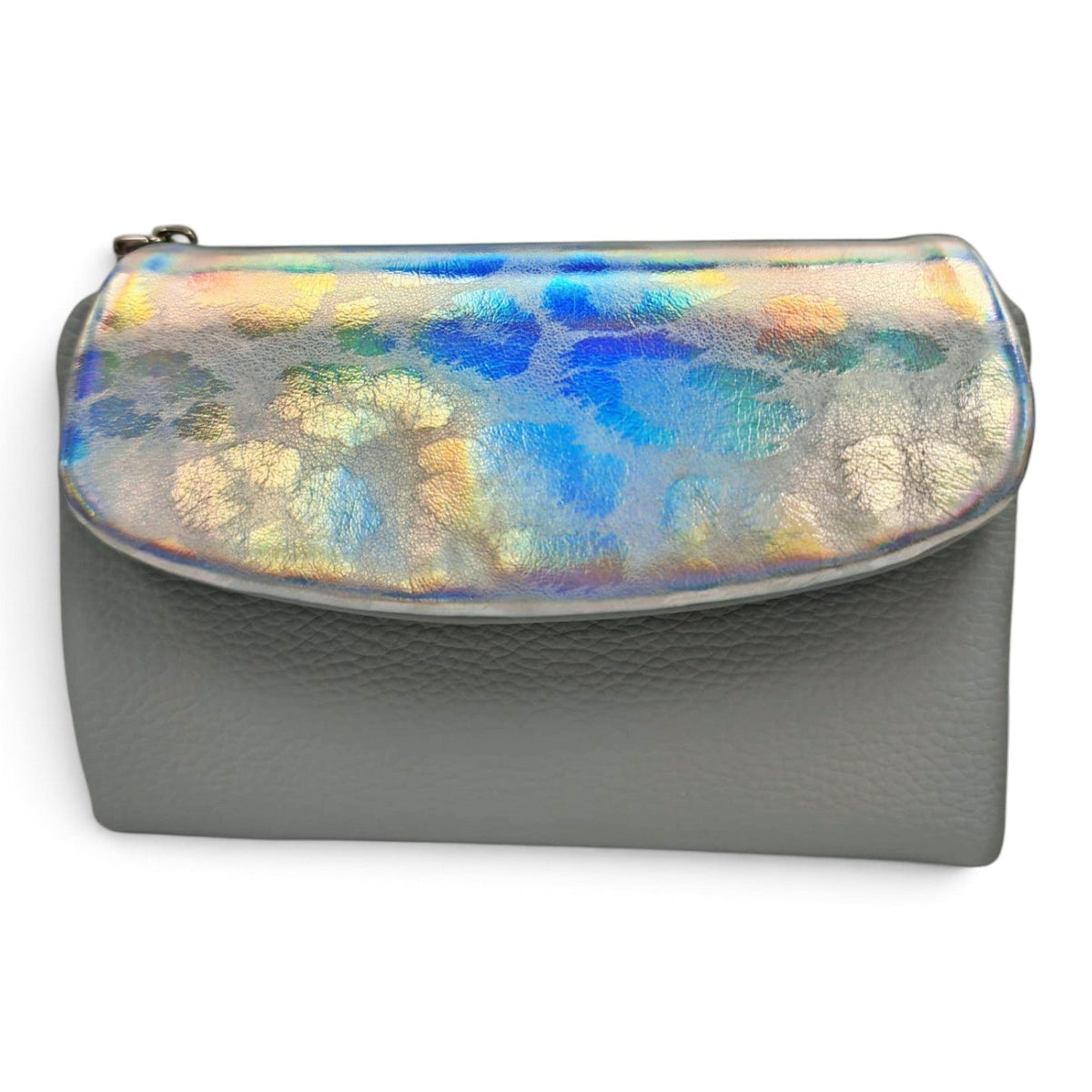 Soft PU Elegant metallic Leopard Print Sliver
Purse with Gift Box
