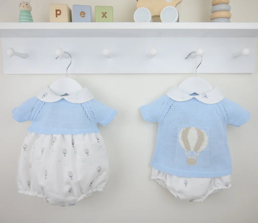 Boys Blue Air Balloon Suit