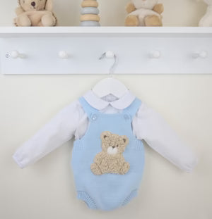 Boys Teddy Bear Outfit in Blue
