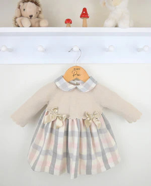 Beige Orla Dress & Check Skirt