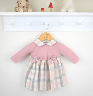 Dusky Pink Orla Dress & Check Skirt