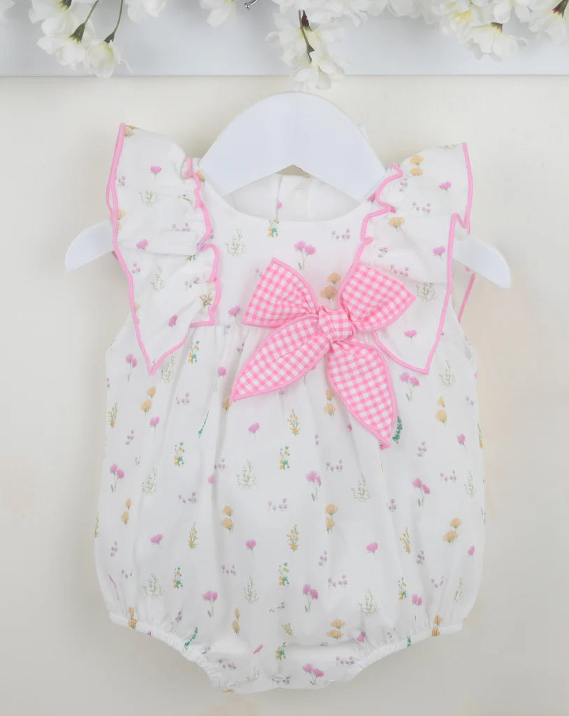 June Romper in Pink