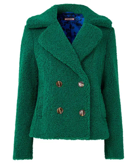 Green Teddy Bear Coat wj666