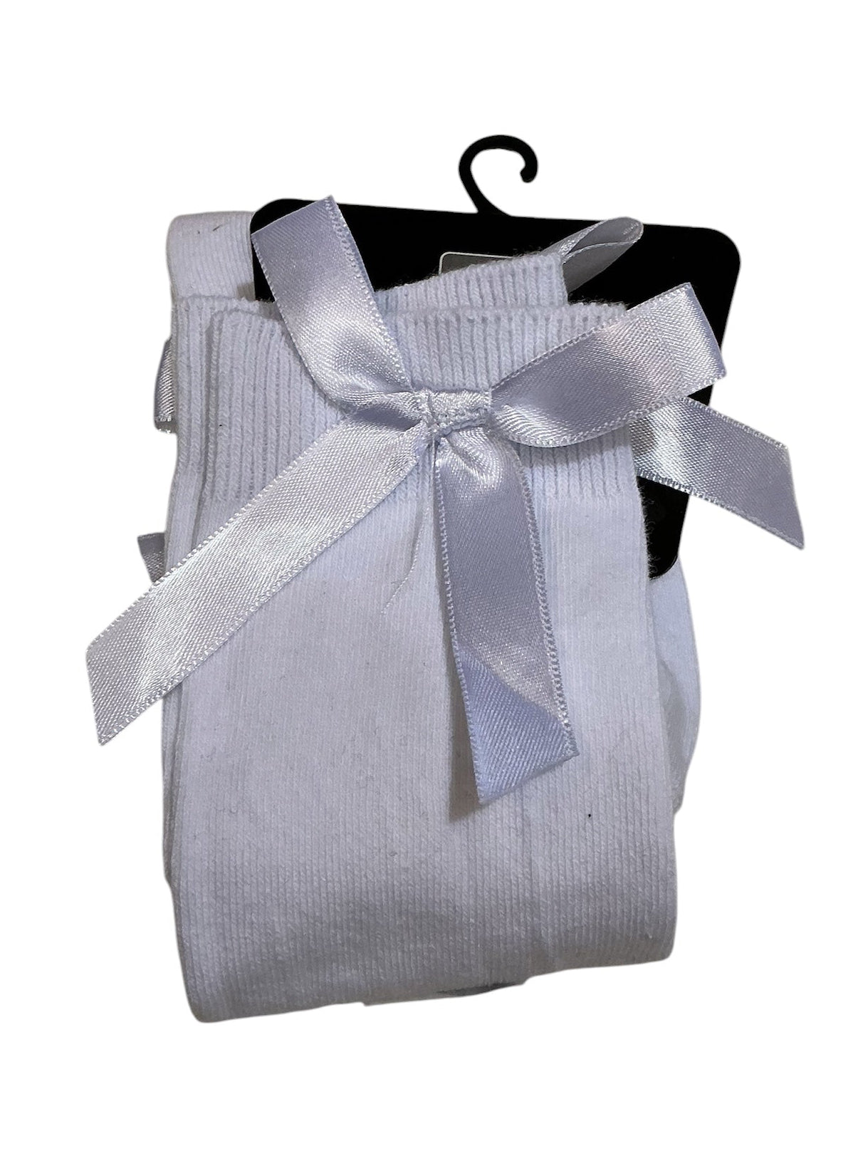 White school bow sock