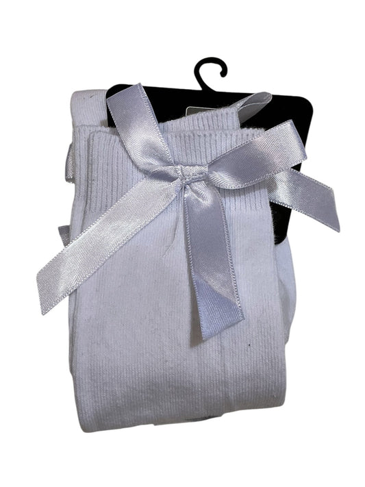 White school bow sock