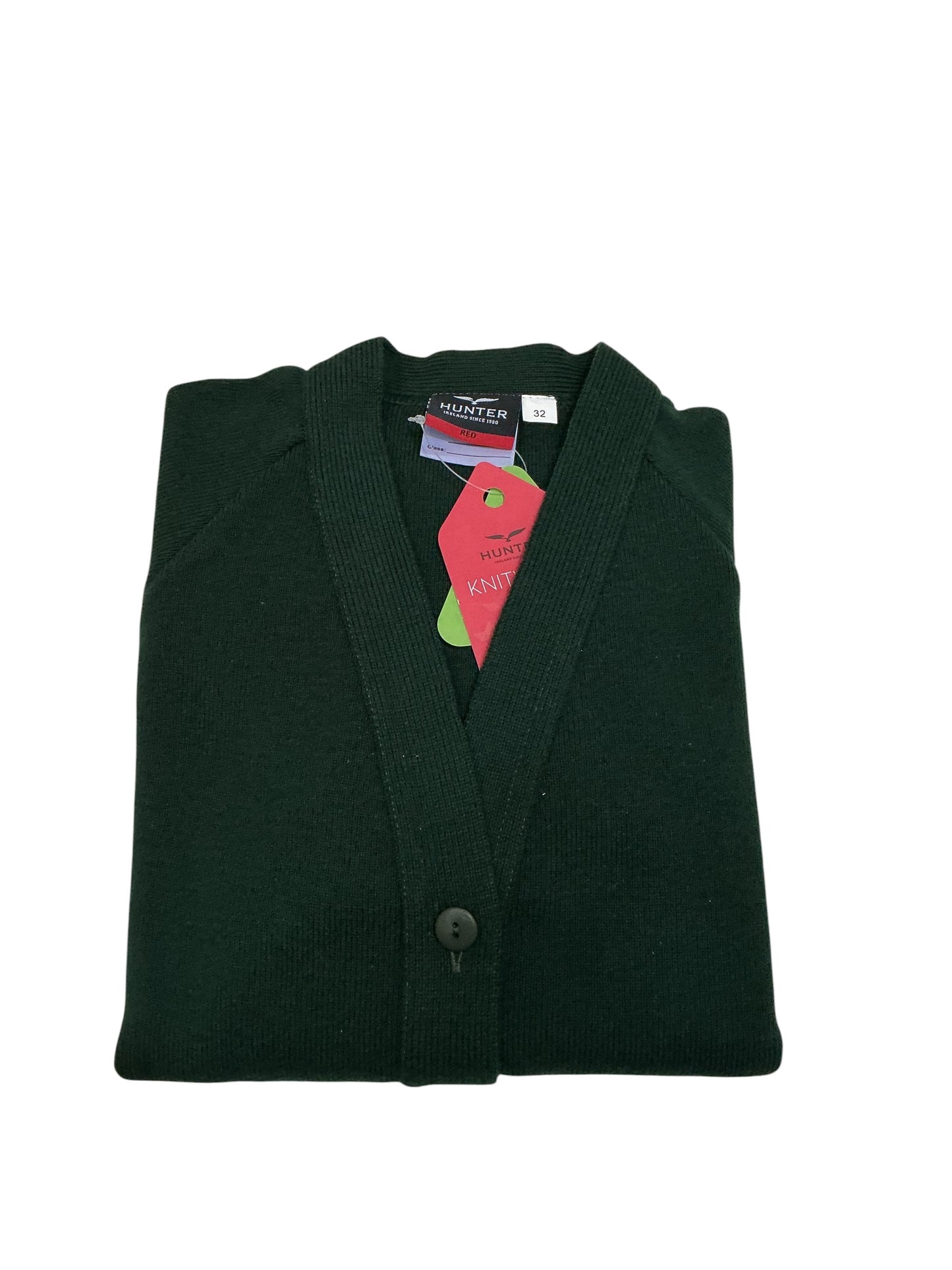Plain GREEN  CARDIGAN (St Kieran's)