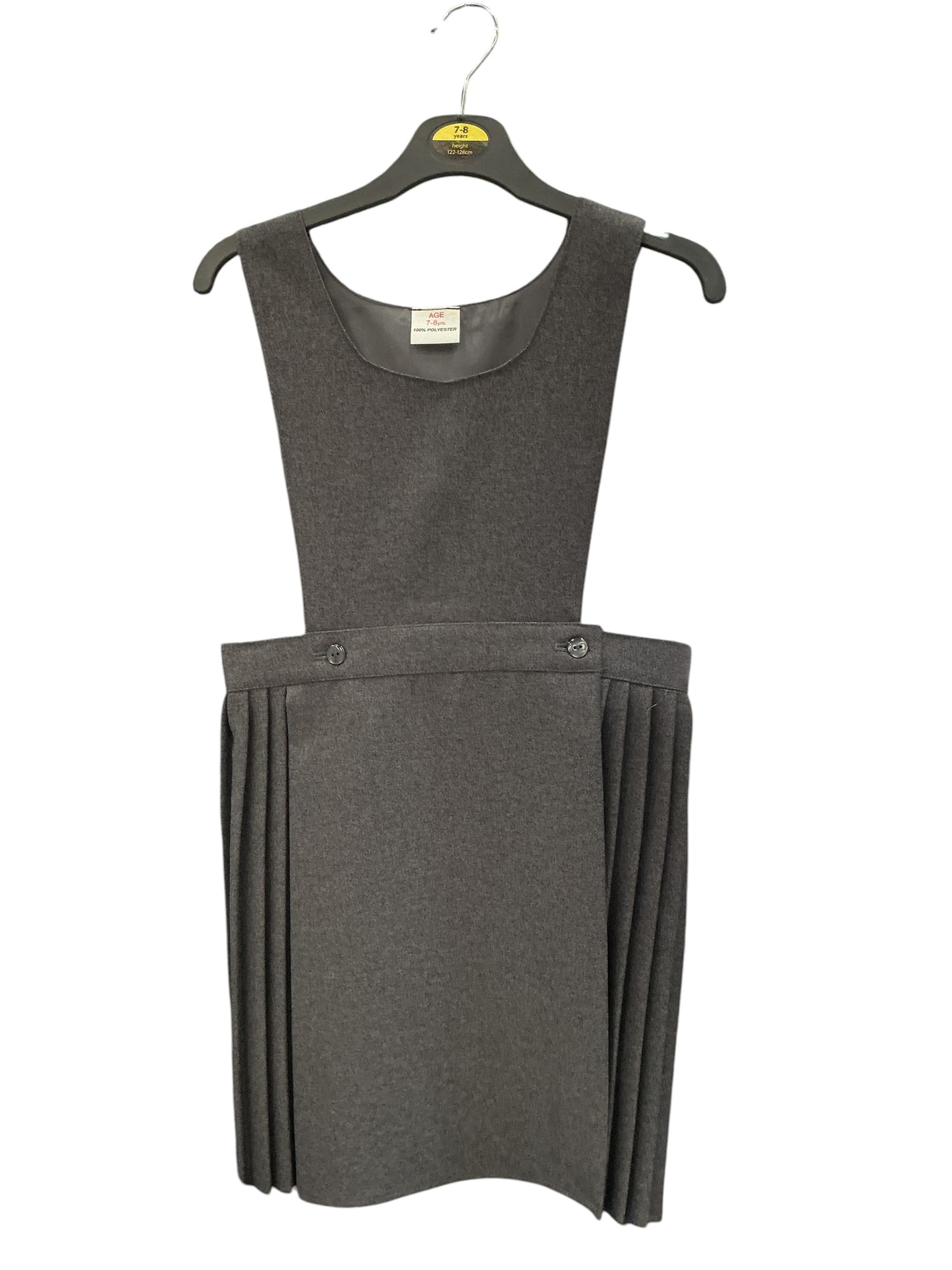 GREY kilt PINAFORE