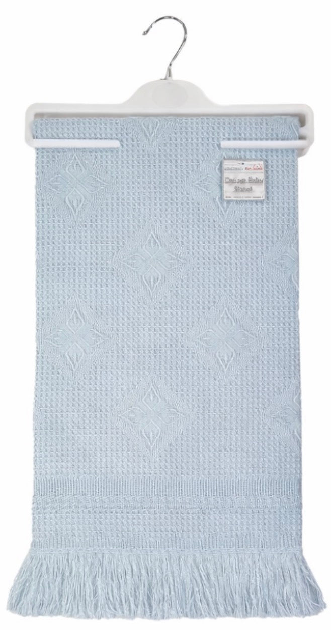Acrylic blue star shawl (soft touch)