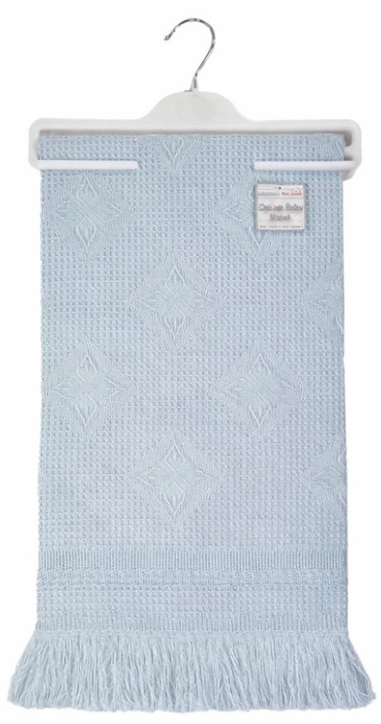 Acrylic blue star shawl (soft touch)