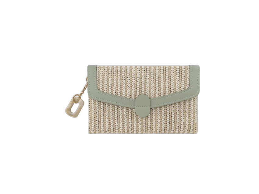 Small Ladies Light Green L&S Purse