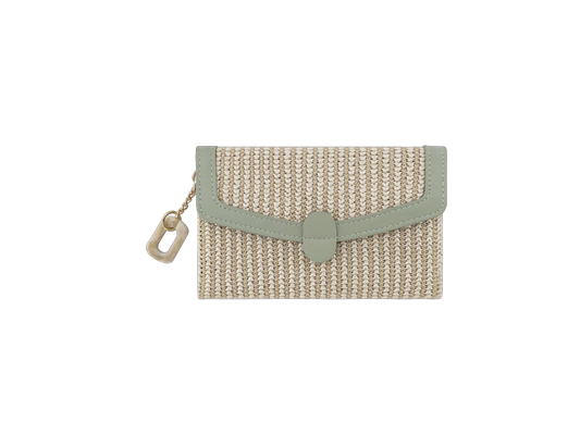 Small Ladies Light Green L&S Purse