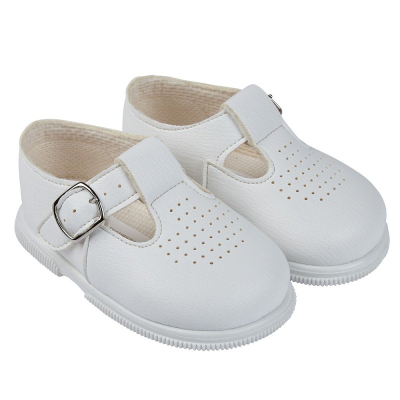 Baby Hard Sole Shoe White