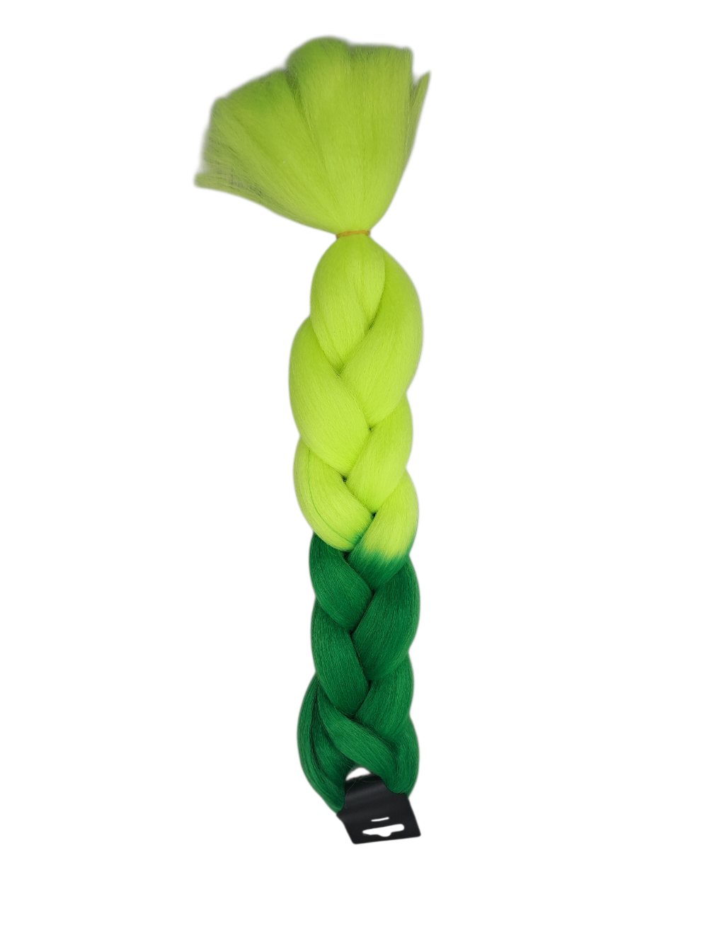 Hair Plait Green/Yellow