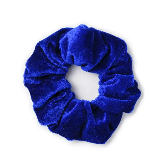 Royal Blue Velvet Scrunchie